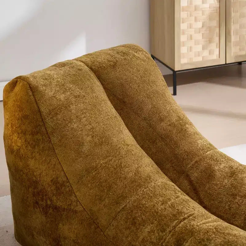 Creative bean bag sofa chair for adults, filled with high-quality, plump and elastic sponge, fitting body curves and providing gentle support