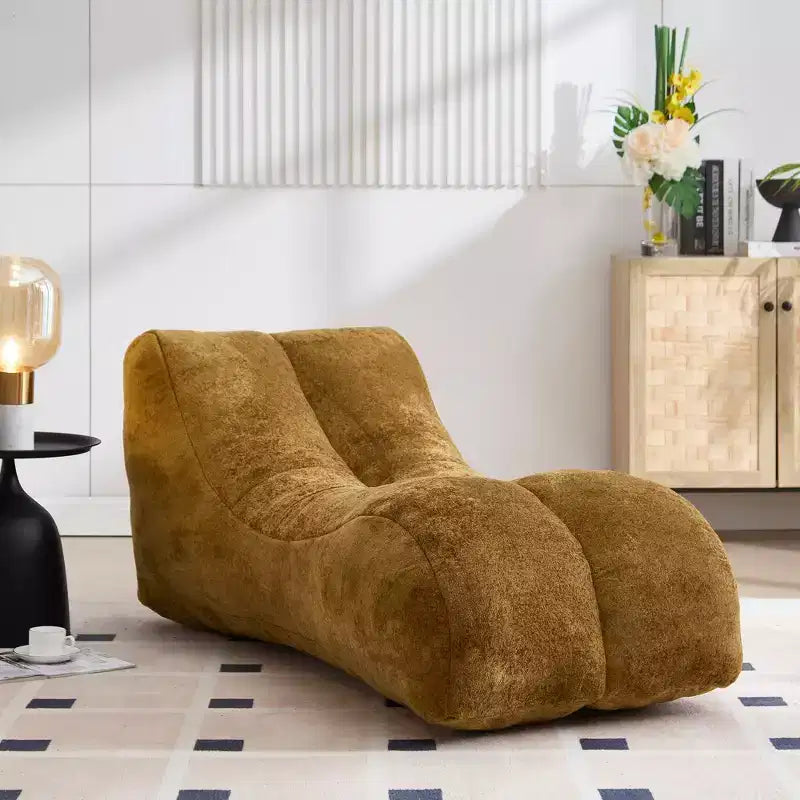 Creative bean bag sofa chair for adults, filled with high-quality, plump and elastic sponge, fitting body curves and providing gentle support