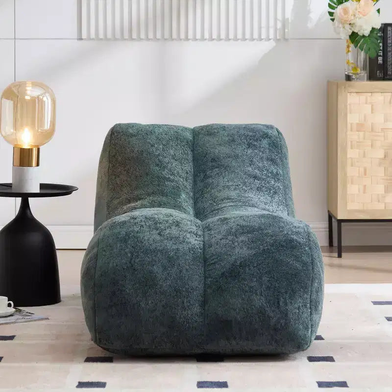 Creative bean bag sofa chair for adults, filled with high-quality, plump and elastic sponge, fitting body curves and providing gentle support
