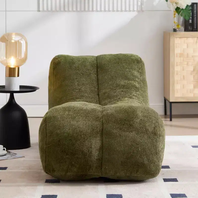 Creative bean bag sofa chair for adults, filled with high-quality, plump and elastic sponge, fitting body curves and providing gentle support