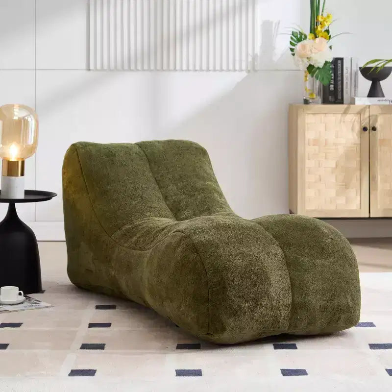 Creative bean bag sofa chair for adults, filled with high-quality, plump and elastic sponge, fitting body curves and providing gentle support
