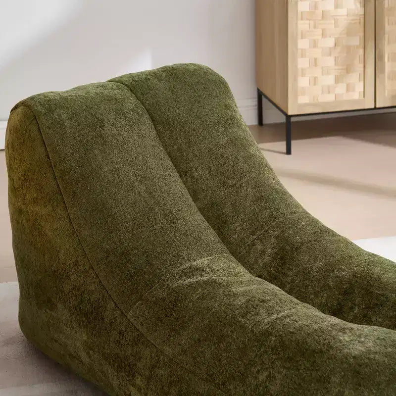 Creative bean bag sofa chair for adults, filled with high-quality, plump and elastic sponge, fitting body curves and providing gentle support