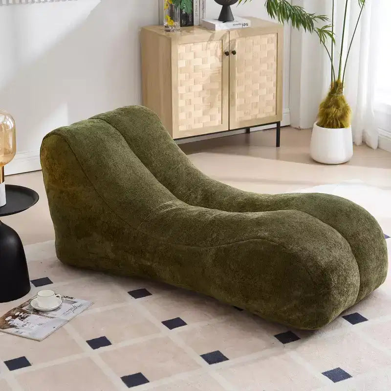 Creative bean bag sofa chair for adults, filled with high-quality, plump and elastic sponge, fitting body curves and providing gentle support