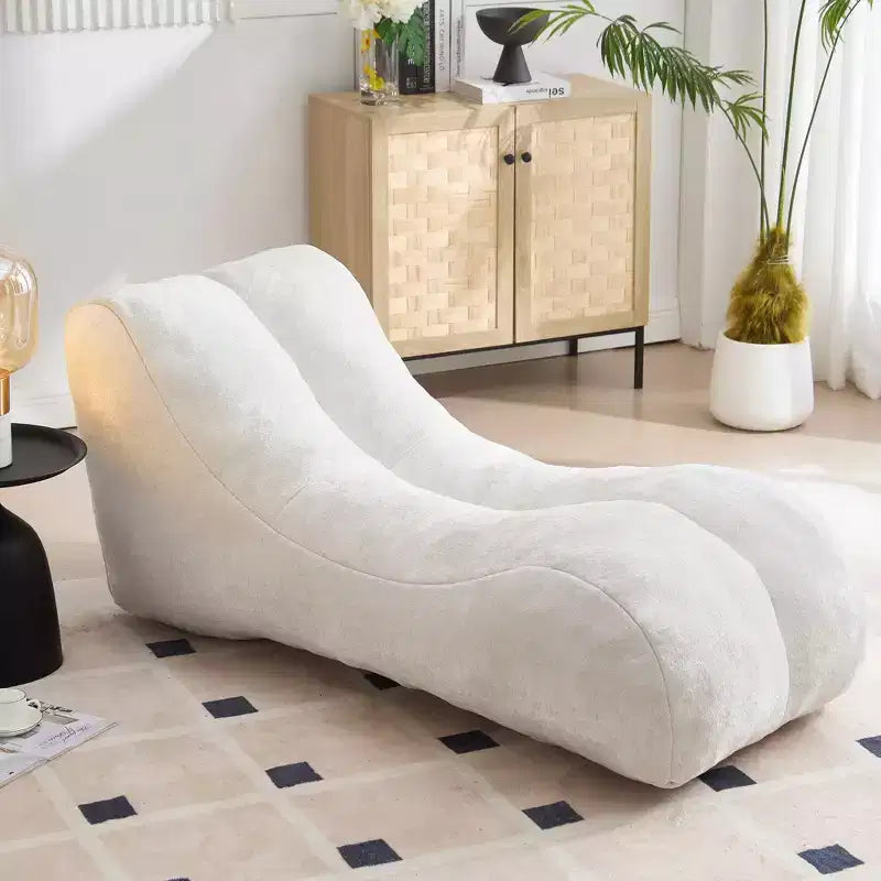 Creative bean bag sofa chair for adults, filled with high-quality, plump and elastic sponge, fitting body curves and providing gentle support