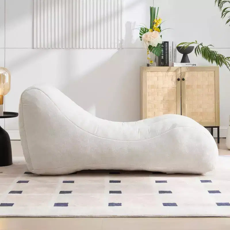Creative bean bag sofa chair for adults, filled with high-quality, plump and elastic sponge, fitting body curves and providing gentle support