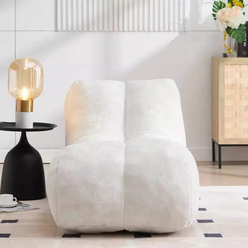 Creative bean bag sofa chair for adults, filled with high-quality, plump and elastic sponge, fitting body curves and providing gentle support