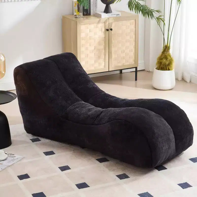 Creative bean bag sofa chair for adults, filled with high-quality, plump and elastic sponge, fitting body curves and providing gentle support
