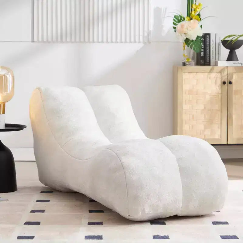 Creative bean bag sofa chair for adults, filled with high-quality, plump and elastic sponge, fitting body curves and providing gentle support