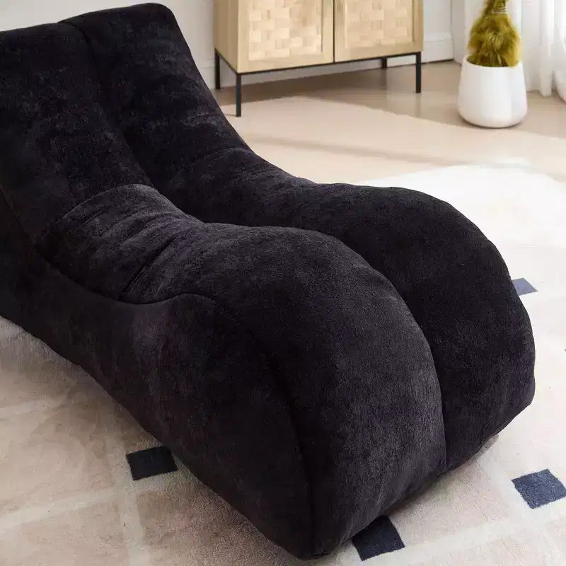 Creative bean bag sofa chair for adults, filled with high-quality, plump and elastic sponge, fitting body curves and providing gentle support