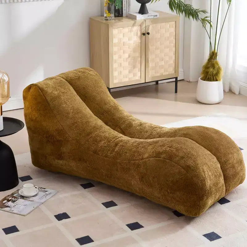 Creative bean bag sofa chair for adults, filled with high-quality, plump and elastic sponge, fitting body curves and providing gentle support