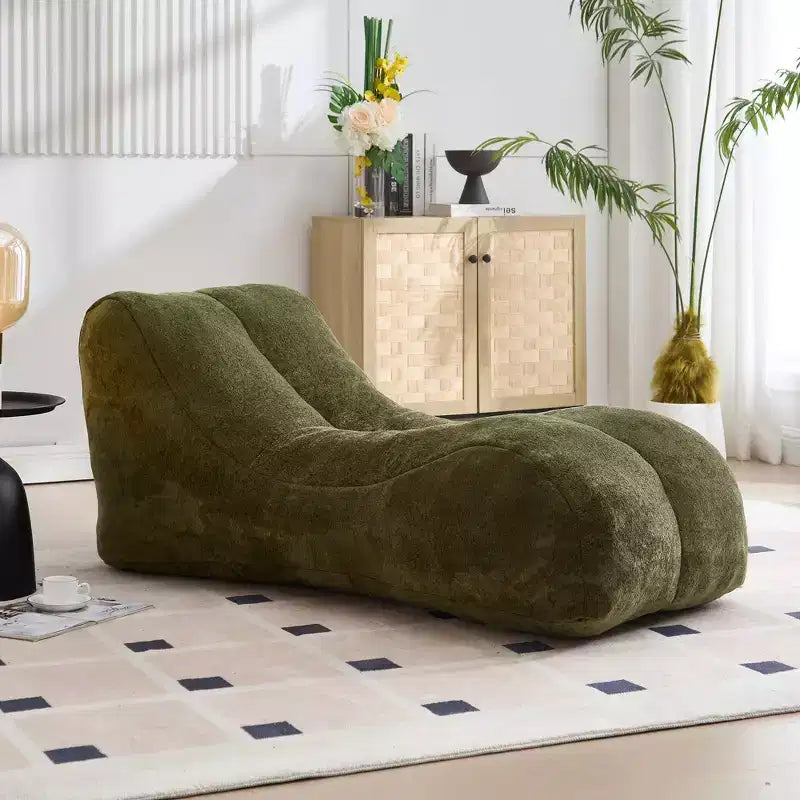Creative bean bag sofa chair for adults, filled with high-quality, plump and elastic sponge, fitting body curves and providing gentle support
