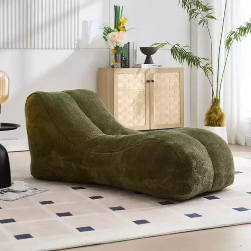 Creative bean bag sofa chair for adults, filled with high-quality, plump and elastic sponge, fitting body curves and providing gentle support