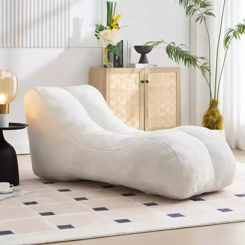 Creative bean bag sofa chair for adults, filled with high-quality, plump and elastic sponge, fitting body curves and providing gentle support