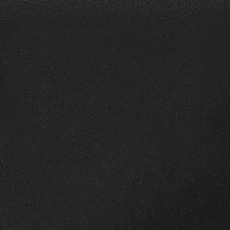 vidaXL King Bed Frame, Faux Leather Upholstered Platform Bed Frame, Black, No Mattress