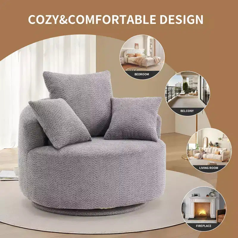 Whisen Swivel Compression Chair