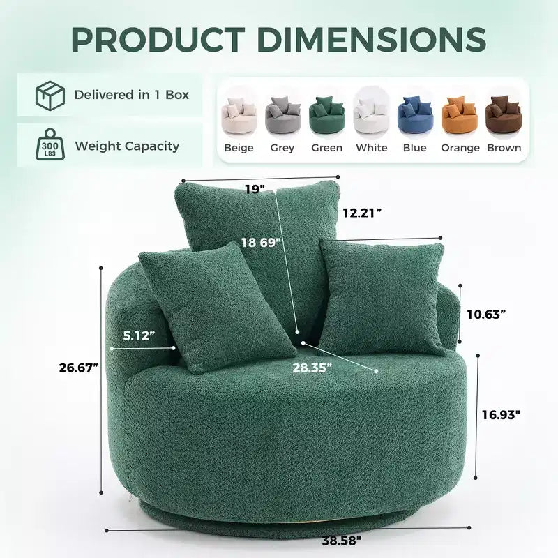Whisen Swivel Compression Chair