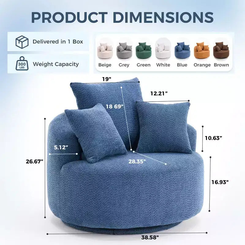 Whisen Swivel Compression Chair