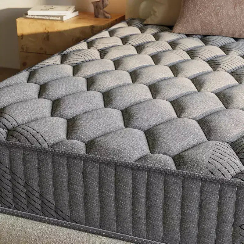 Swedrea Hybrid Mattress Anti Static Firm Cooling Breathable Gel Memory Foam, CertiPUR-US, OEKO-TEX Certified Foam, Gray