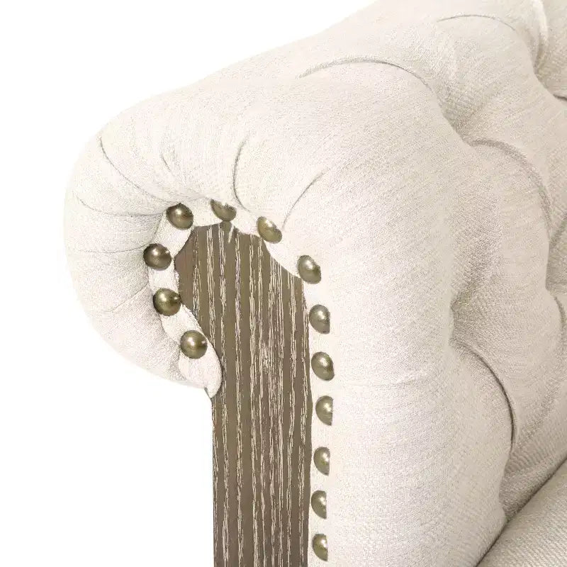 Christopher Knight Home Voll Chesterfield Fabric Tufted Club Chairs with Nailhead Trim (Set of 2)