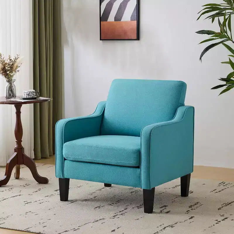 VINGLI Accent Chairs for Living Room Mid Century Modern Chair Sofa Chair Upholstered Arm Chair