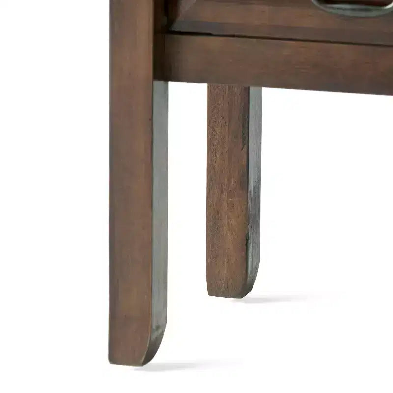 Christopher Knight Home Ramsey Contemporary Acacia Wood Console Table with Drawers and Open Shelf