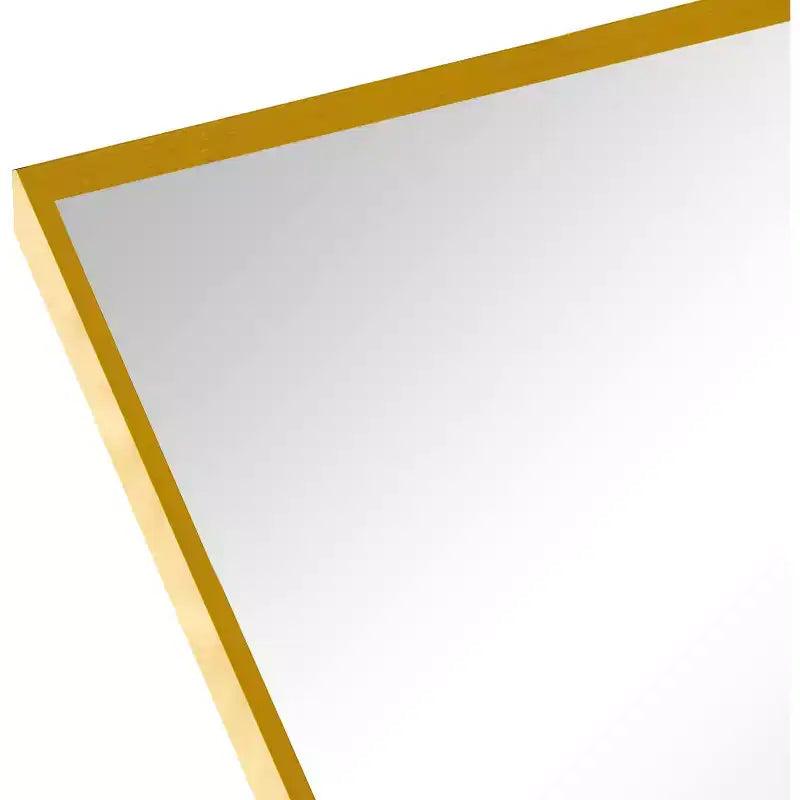 MAYEERTY 20x30 Metal Decorative Wall Mirror Framed Arched for Wall Gold