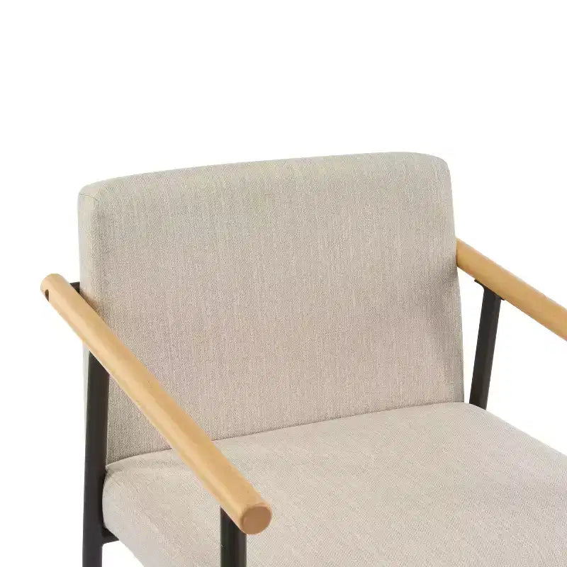 Christopher Knight Home Emil Mid Century Modern Upholstered Counter Stool with Iron Frame (Set of 2)