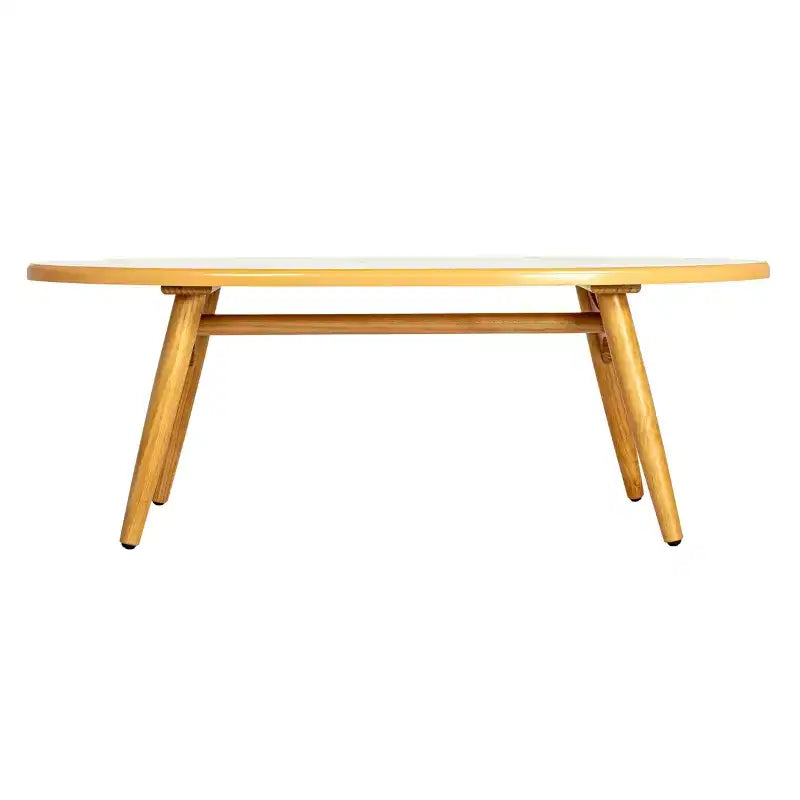 Surfboard Oval Coffee Table, Multicolor