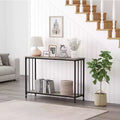 Entryway Table, 2-Tier Entryway Console Table, Narrow Sofa Table, Industrial Console Table for Hallway, Entryway, Living Room, Foyer