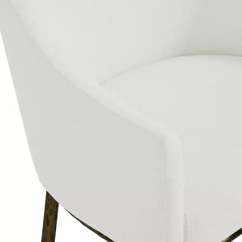 Christopher Knight Home Chanin Modern Iron Upholstered Dining Chair with Forged Pewter Metal Legs