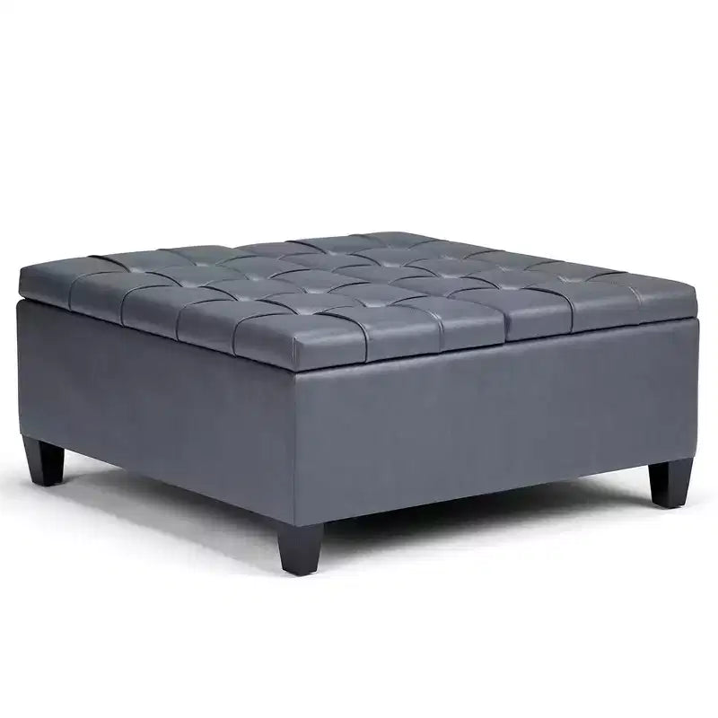 36 Elliot Coffee Table Storage Ottoman - WyndenHall