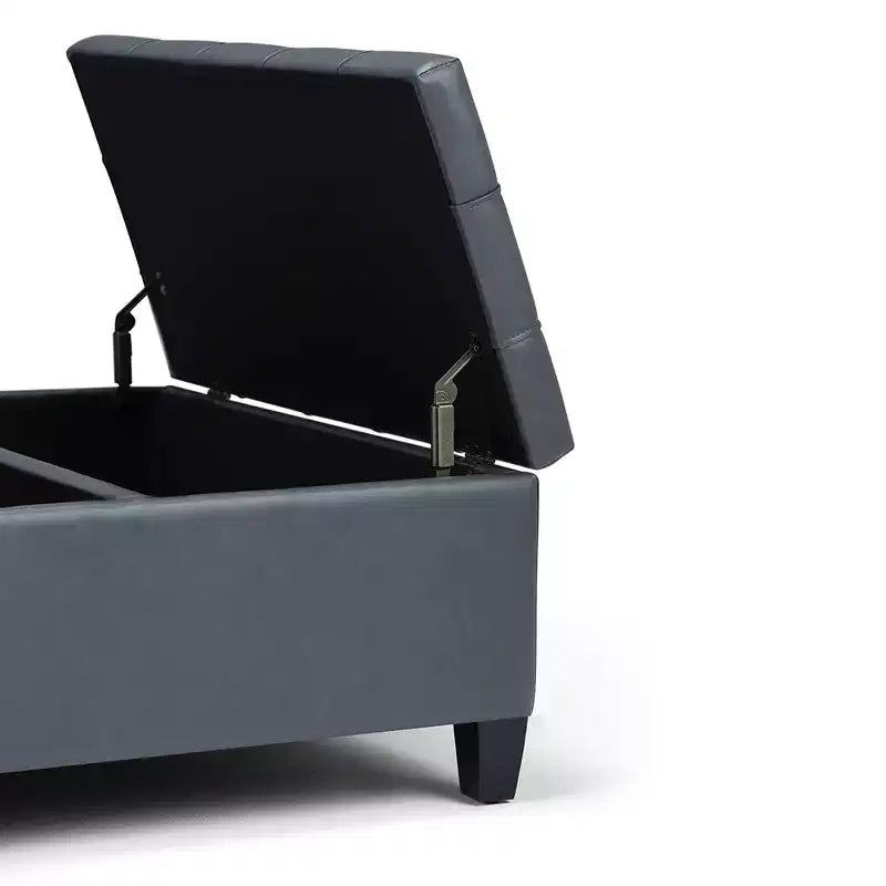 36 Elliot Coffee Table Storage Ottoman - WyndenHall