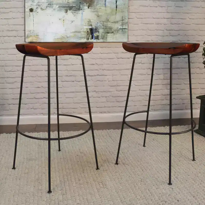 Carolina Living Set of 2 30.5 Bryson Barstools